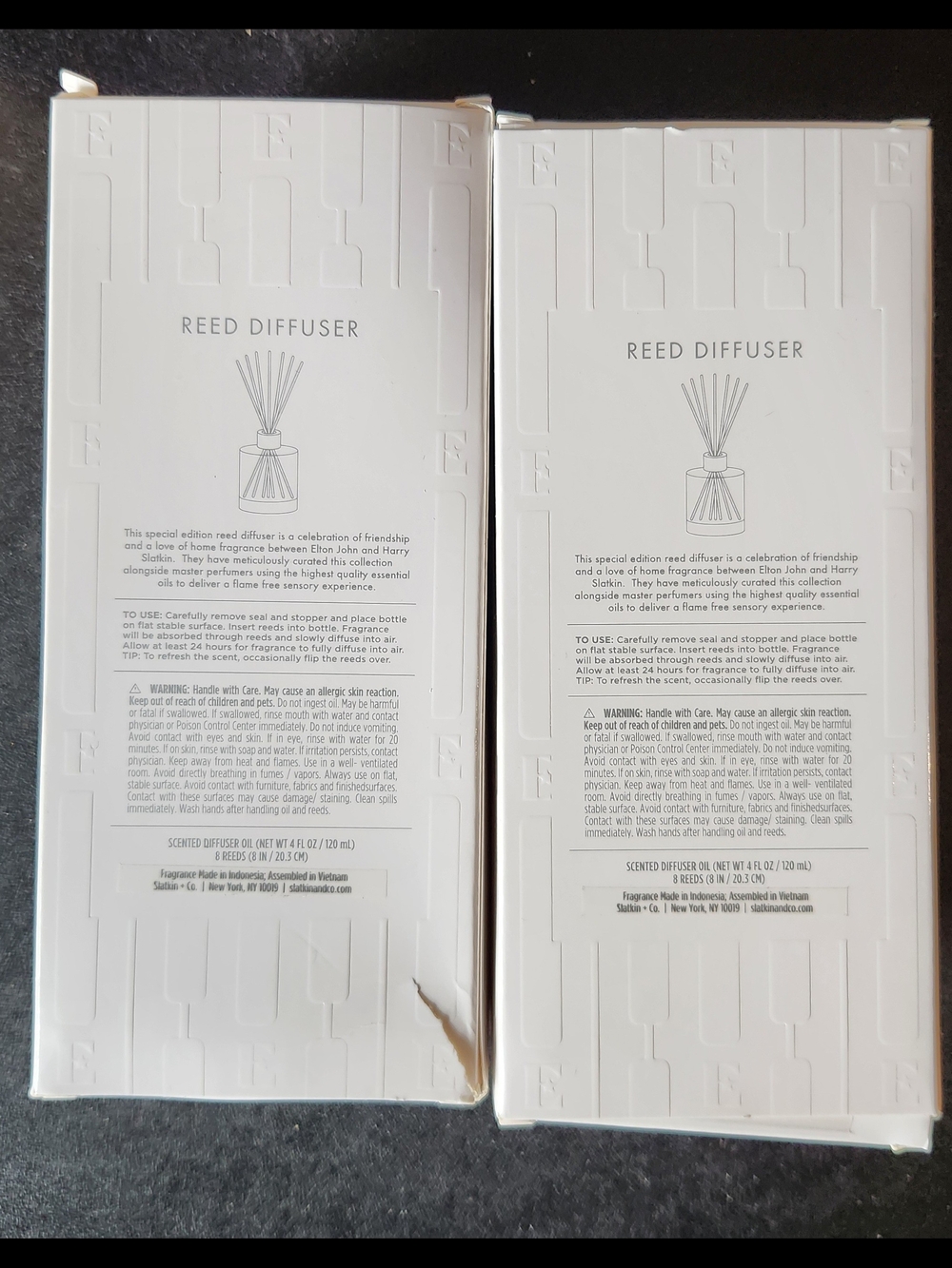 Two Elton John Spring Rain Reed Diffusers - Picture 2 of 4